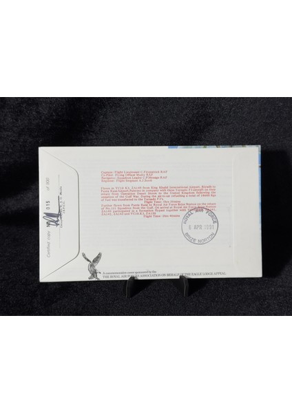 Ingiltere Benham Imzalı Limited 19/900 Fdc 25. Yıl Özel Anısı - VC10 Kraliyet Hava Kuvvetleri indirimleri