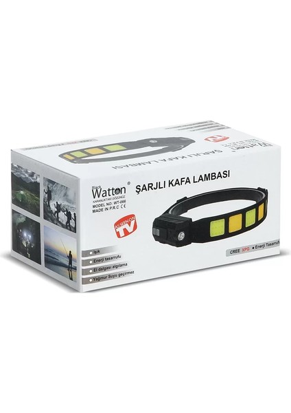 Sensörlü Cob Xpg LED Kafa Lambası WT-066