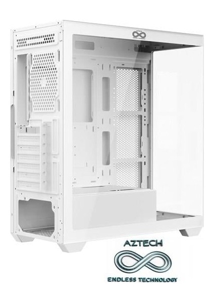 AZT101 W Gaming Mid-Tower Pc Kasası Beyaz fiyatları