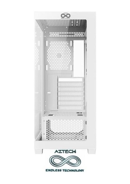 AZT101 W Gaming Mid-Tower Pc Kasası Beyaz fırsatları