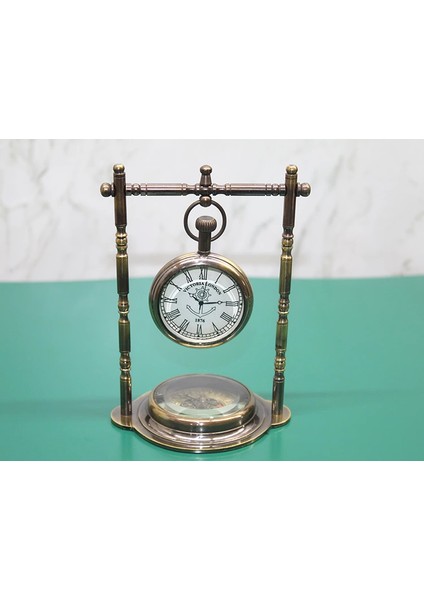 Pirinç Masa Üstü Saat 16194