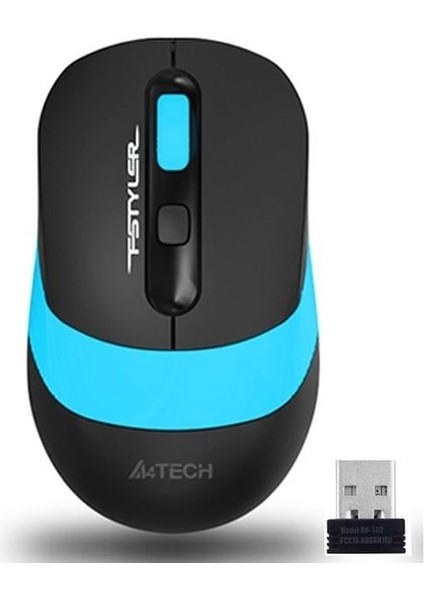 A4 Tech FG10 Kablosuz 2000DPI Optic Siyah/mavi Mouse