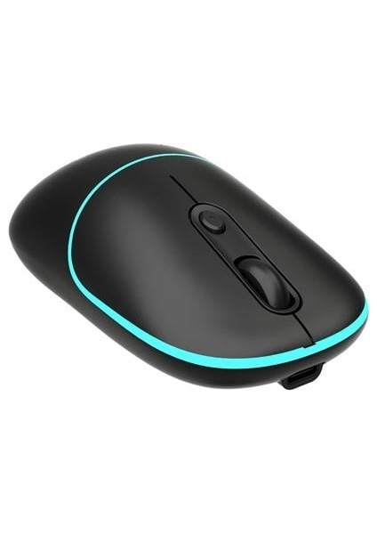 Lenovo Lecoo WS210 Kablosuz + Bluetooth Sessiz Şarjlı 1600DPI Optic Siyah Mouse fırsatları