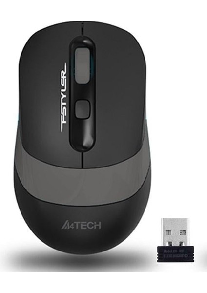 A4 Tech FG10 Kablosuz 2000DPI Optic Siyah/gri Mouse