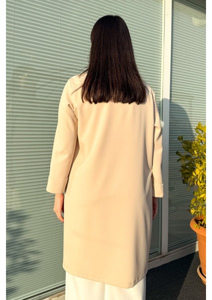 Kadın Büyük Beden Uzun Ceket 2335 modelleri