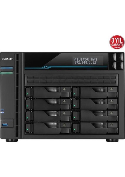 AS6508T Atom Qc- 8 GB Ram- 8-Diskli Nas Server (Disksiz)