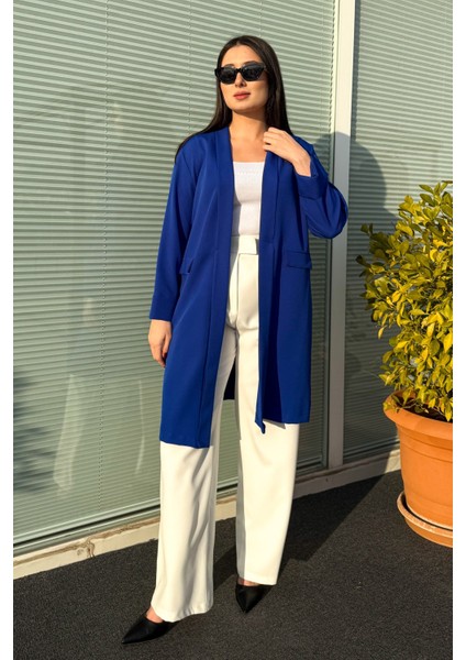 Kadın Büyük Beden Uzun Ceket 2335