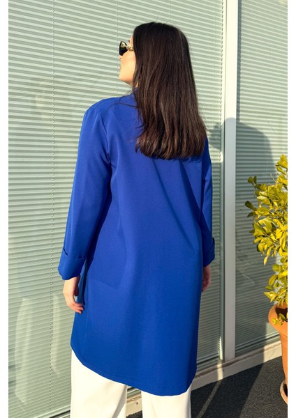 Kadın Büyük Beden Uzun Ceket 2335 modelleri