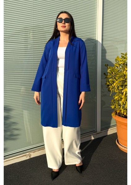 Kadın Büyük Beden Uzun Ceket 2335 fırsatları