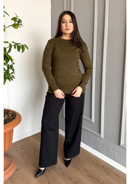 Kadın Fiyonk Desenli Kazak 5192 indirimleri