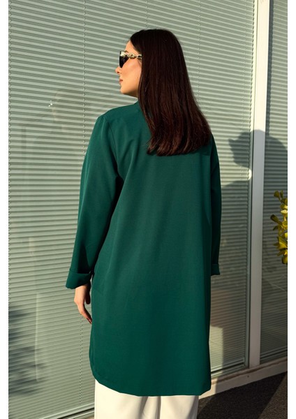 Kadın Büyük Beden Uzun Ceket 2335 modelleri