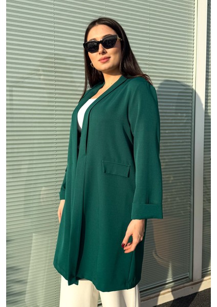 Kadın Büyük Beden Uzun Ceket 2335 indirimleri