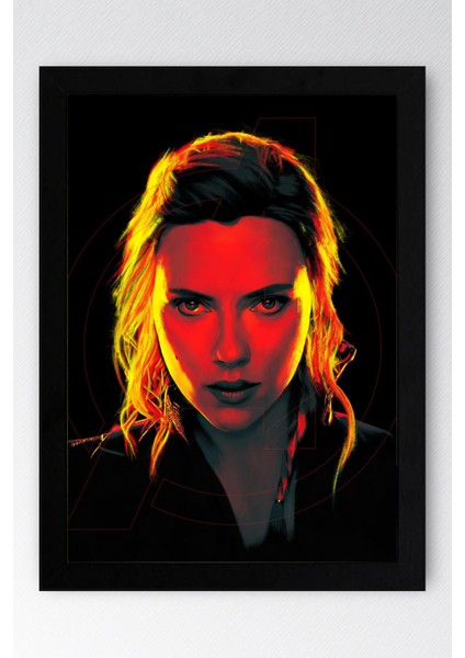 Black Widow Çerçeveli Tablo - Marvel Poster Tablo