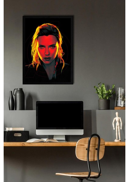 Black Widow Çerçeveli Tablo - Marvel Poster Tablo fiyatları