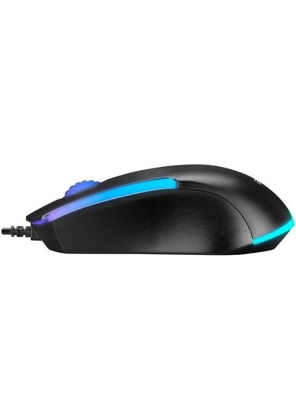 KM-R59 Forza Plus Siyah USB Rainbow Backlight Q Klavye + 1200 Dpi Mouse Set indirimleri