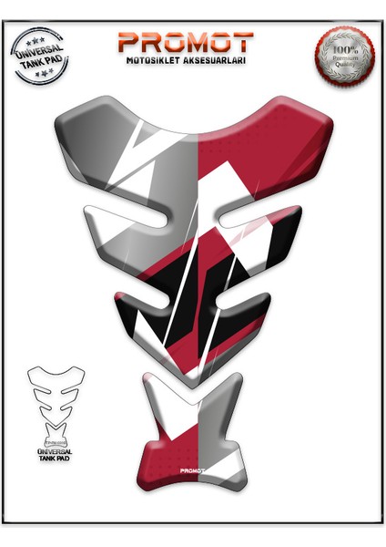 Motorsiklet 3D Üniversal Tank Pad 310