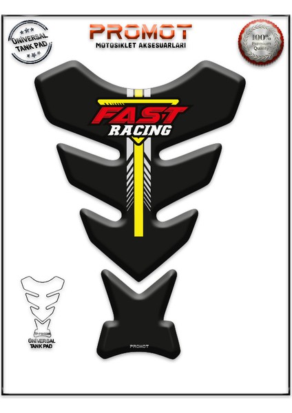 Motorsiklet 3D Üniversal Tank Pad 210