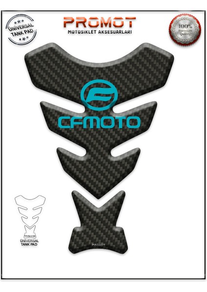 Motorsiklet 3D Üniversal Tank Pad 150