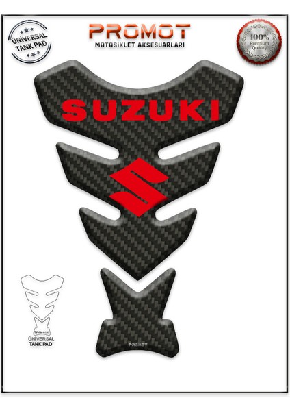 Motorsiklet 3D Üniversal Tank Pad 191