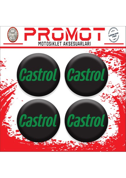 Castrol Tasarımlı Koruma Takozu Logosu 1