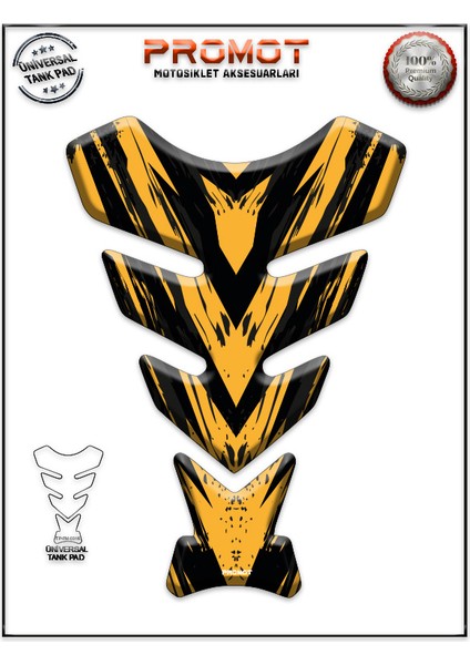 Motorsiklet 3D Üniversal Tank Pad 316