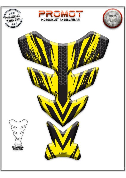 Motorsiklet 3D Üniversal Tank Pad 319
