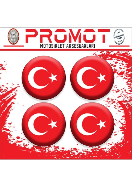 Türk Bayrağı Tasarımlı Koruma Takozu Logosu 1