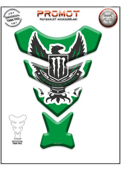 Motorsiklet 3D Üniversal Tank Pad 195