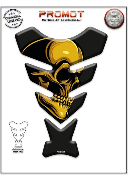 Motorsiklet 3D Üniversal Tank Pad 249