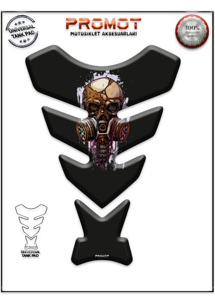 Motorsiklet 3D Üniversal Tank Pad 279