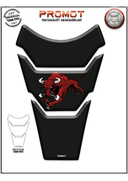 Motorsiklet 3D Üniversal Tank Pad 393