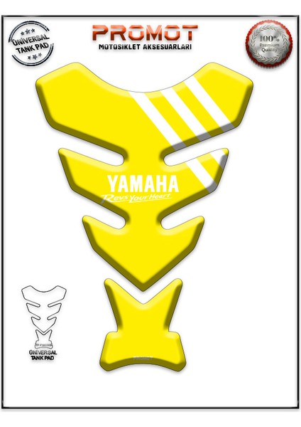 Motorsiklet 3D Üniversal Tank Pad 305