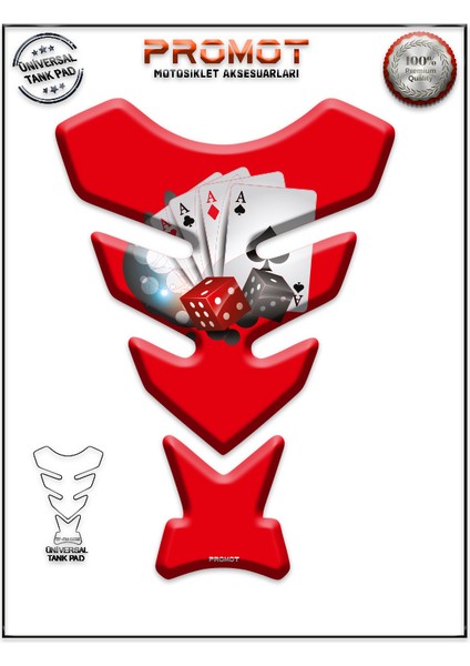 Motorsiklet 3D Üniversal Tank Pad 258