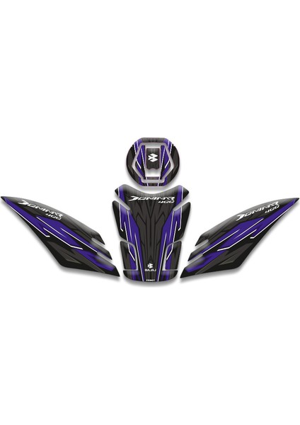 Bajaj Dominar 400 Tank Pad Set (2020/2024) Uyumlu 05