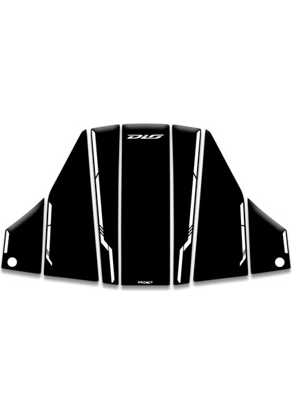 Honda Dıo Tank Pad Set (2021/2024) Uyumlu 06