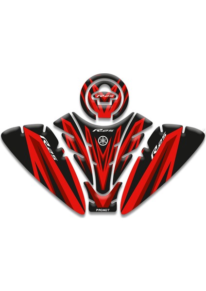 Yamaha R25 Tank Pad Set (2019/2024) Uyumlu 06