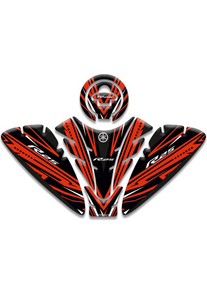 Yamaha R25 Tank Pad Set (2019/2024) Uyumlu 12