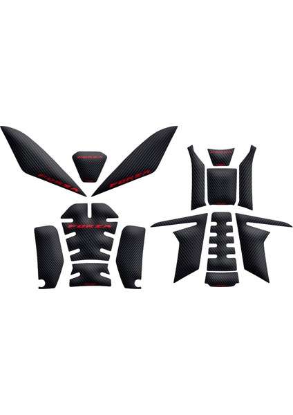 Honda Forza 750 Tank Pad Set 03