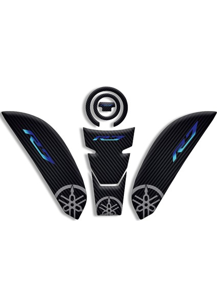 Yamaha R6 Tank Pad Set (2021/2024) Uyumlu 05