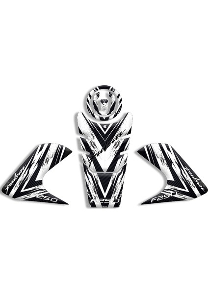 Bajaj Pulsar F250 Tank Pad Set (2022/2024) Uyumlu 04