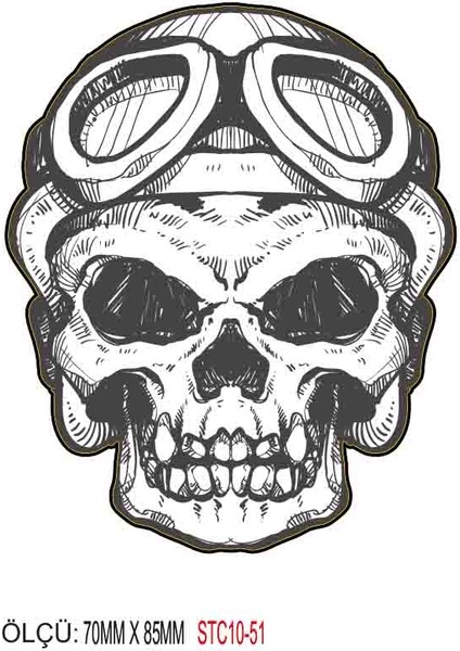 Motorsiklet Otomobil Sticker 2 Adet 051