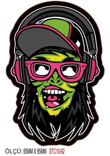 Motorsiklet Otomobil Sticker 2 Adet 062