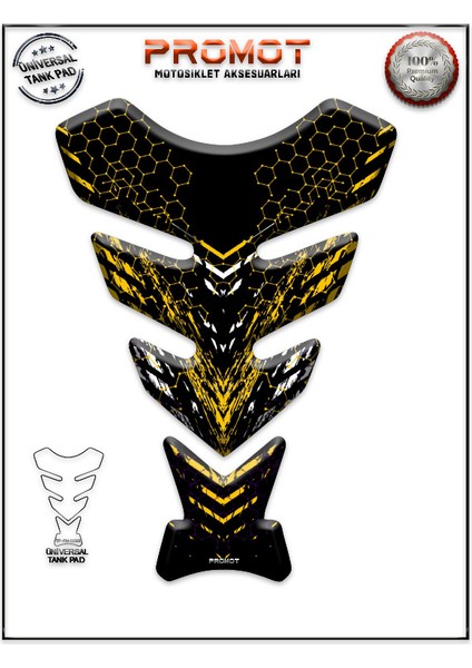 Motorsiklet 3D Üniversal Tank Pad 293