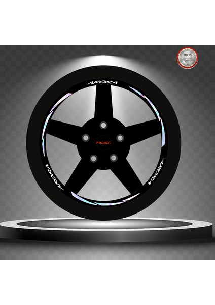 Arora Hologram 3 Parçalı Jant Şeridi