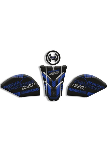 Suzukı V-Strom 650 Tank Pad Set (2021/2024) Uyumlu 03