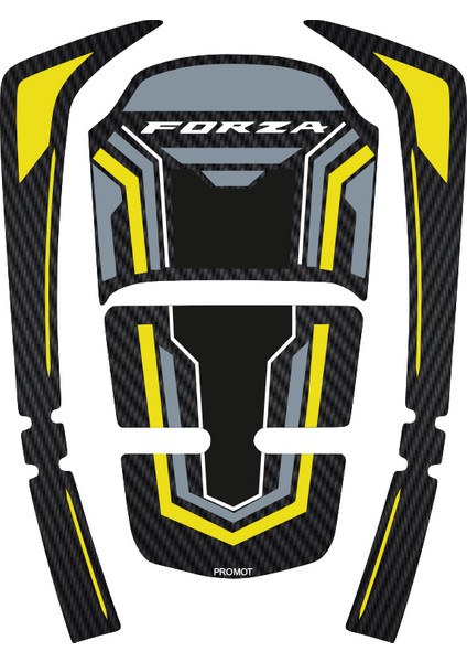 Honda Forza Tank Pad (2018/2024) Uyumlu 04