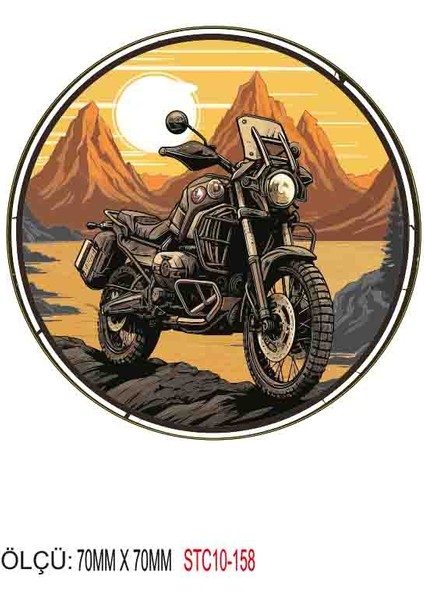 Motorsiklet Otomobil Sticker 2 Adet 154