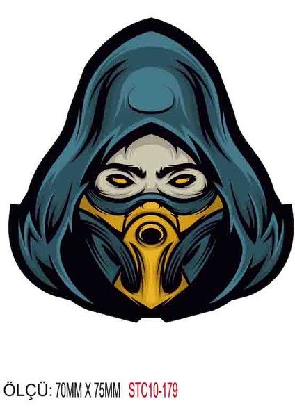 Motorsiklet Otomobil Sticker 2 Adet 175