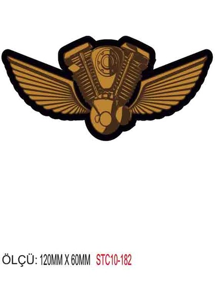 Motorsiklet Otomobil Sticker 2 Adet 178