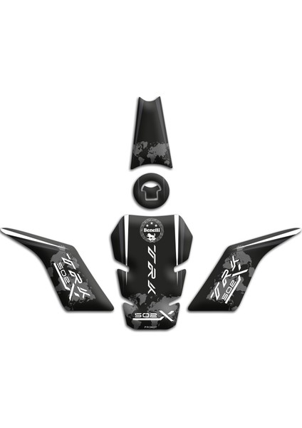 Benelli Trk 502 Tank Pad Set (2017/2024) Uyumlu 04
